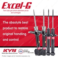 Front + Rear KYB EXCEL-G Shock Absorbers for HYUNDAI Sonata Y3 G6AT 3.0 V6 FWD