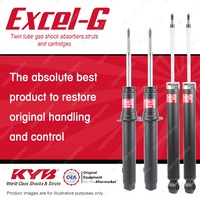 Front + Rear KYB EXCEL-G Shock Absorbers for HYUNDAI Sonata NF FWD Sedan