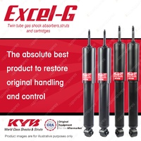 Front + Rear KYB EXCEL-G Shock Absorbers for MAZDA B2500 Bravo WL 2.5 D4 4WD
