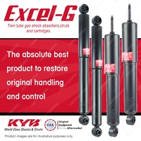 Front + Rear KYB EXCEL-G Shock Absorbers for MAZDA BT50 UN DX WLAT 2.5 DT4 RWD