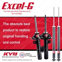 Front + Rear KYB EXCEL-G Shock Absorbers for MAZDA 3 BK I4 D4 FWD All