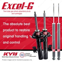 Front + Rear KYB EXCEL-G Shock Absorbers for MAZDA Mazda 3 BL LFDE 2.0 I4 FWD