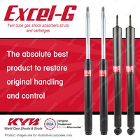 Front + Rear KYB EXCEL-G Shock Absorbers for MAZDA RX7 II III R2 RWD Coupe