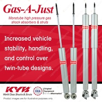 F + R KYB GAS-A-JUST Monotube Shocks for MERCEDES BENZ 220SEB W111 M127.984