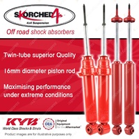 Front + Rear KYB SKORCHED 4'S HD 4WD Shocks for MITSUBISHI Pajero NM NP NS NT NW