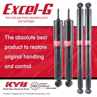 Front + Rear KYB EXCEL-G Shock Absorbers for NISSAN Terrano II R20 4WD Wagon