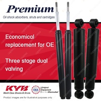 Front + Rear KYB PREMIUM Shock Absorbers for PEUGEOT 505 ZDJL 2.2 I4 RWD Wagon