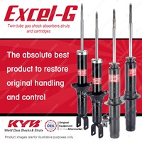Front + Rear KYB EXCEL-G Shock Absorbers for ROVER 420 20T4H 2.0 I4 FWD Sedan 