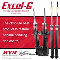 Front + Rear KYB EXCEL-G Shock Absorbers for SUZUKI SX4 YC41S Sport J20A 2.0 I4