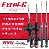Front + Rear KYB EXCEL-G Shock Absorbers for TOYOTA Tarago ACR30R 2AZFE 2.4 FWD