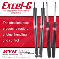 Front + Rear KYB EXCEL-G Shock Absorbers for TOYOTA Tercel AL25 3AC 1.5 I4 4WD