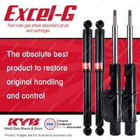 Front + Rear KYB EXCEL-G Shock Absorbers for VOLKSWAGEN Crafter 2E 35 DT5 RWD
