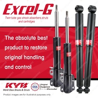 Front + Rear KYB EXCEL-G Shock Absorbers for VOLKSWAGEN LT46 2D RWD 1750kg