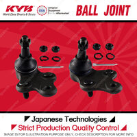 2 Pcs KYB Front Lower Ball Joints for Toyota Starlet EP91R 4EFE 1.3L 1996-1999
