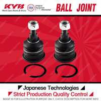 2 Pcs KYB Front Lower Ball Joints for Hyundai Accent GL LC Excel X3 1994-2002