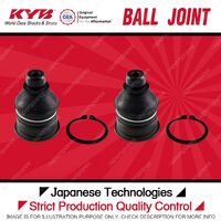 2 Pcs KYB Front Lower Ball Joints for Nissan Almera N17 Sedan 8/2012-On FWD