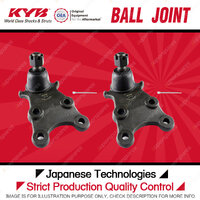 2 x KYB Front Lower Ball Joints for Holden Jackaroo UBS26 3.5L 6VZ1 02/98-09/04