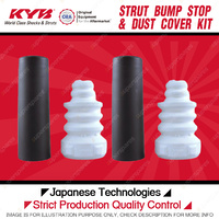 2x Rear KYB Bump Stop + Dust Cover Kit for Skoda Octavia 1Z 4WD All Styles 07-13
