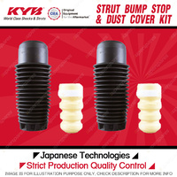 2x Front KYB Bump Stops + Dust Covers for Citroen Dispatch FWD Van 07-08