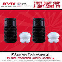 2x Front KYB Bump Stops + Dust Covers for Holden Barina SB FWD All Styles