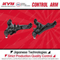 2 Pcs KYB Front Lower LH+RH Control Arms for Mitsubishi Triton MN 2.5L 4WD 09-15