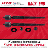 2 Pcs KYB Front Rack Ends for Toyota Hiace RZH103R RZH113R 2.4L Van 1998-2005