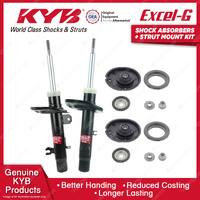 Front KYB Shock Absorbers Strut Mount Kit for Citroen DS3 1.4 Hatchback 12-13