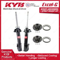2 Front KYB Shock Absorbers Strut Mount Kit for Holden Apollo JM JP Sedan 93-96