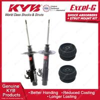 2 Front KYB Shocks Strut Mount Kit for Holden Calais Commodore VE 06-13 Lowered