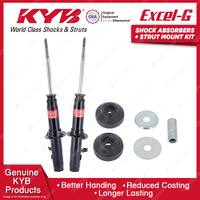2 Front KYB Shock Absorbers Strut Mount Kit for Honda Civic EG EH 91-95
