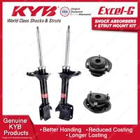 Rear KYB Shock Absorbers Strut Mount Kit for Subaru Impreza GDA WRX EJ205 02-05
