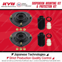 KYB Front Strut Mount Bump Stop Dust Cover Kit for Mitsubishi Galant HG HH 89-92