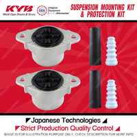 KYB Rear Strut Mount Bump Stop Dust Cover Kit for Mazda 2 DE Hatch Sedan 07-14