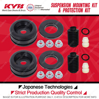 KYB Front Strut Mount Bump Stop Dust Cover Kit for Nissan Pulsar N13 Sedan 87-91
