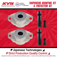 KYB Rear Strut Mount Bump Stop Dust Cover Kit for Peugeot 308 Convertible 09-On