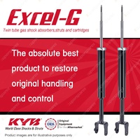 2x Rear KYB Excel-G Shock Absorbers for Alfa Romeo Giulietta I4 FWD Hatch