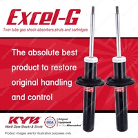 2x Front KYB Excel-G Shock Absorbers for AUDI A5 8T Quattro Coupe FWD AWD