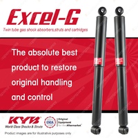 2x Rear KYB Excel-G Shock Absorbers for Chrysler Valiant RV1 AP5 AP6 I6 V8 RWD
