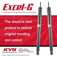 2x Rear KYB Excel-G Shock Absorbers for Daewoo 1.5i Cielo Espero Lanos