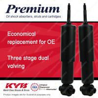 2x Front KYB Premium Shock Absorbers for Fiat 124 124A 132C 125BC 132AC I4