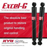 2x Rear KYB Excel-G Shock Absorbers for Fiat 500 500C 169A1 169A4 169A3 312A2