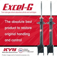 2x Rear KYB Excel-G Strut Shock Absorbers for Fiat Croma 154C3 154C4 2.0 FWD