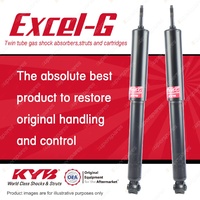 2x Rear KYB Excel-G Shock Absorbers for Holden Barina SB I4 FWD All