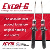 2x Front KYB Excel-G Shock Absorbers for Honda Odyssey RA6 RA8 I4 V6 FWD Wagon