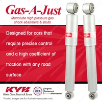 2x Rear KYB Gas-A-Just Shock Absorbers for Hyundai i30 I4 DT4 FWD Hatch 12-On