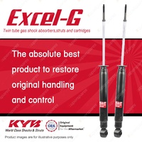 2x Rear KYB Excel-G Shock Absorbers for Hyundai Santa Fe SM I4 V6 4WD Wagon