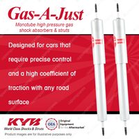 2x Rear KYB Gas-A-Just Shock Absorbers for Jaguar MKII I6 RWD Sedan 60-68
