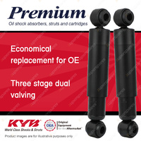 2x Front KYB Premium Shock Absorbers for Land Rover Series 1 2A 2 3