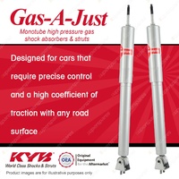 2 Front KYB Gas-A-Just Shocks for Mercedes Benz R107 280 300 350 380 450SL 500SL