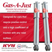 2x Rear KYB Gas-A-Just Shock Absorbers for Mercedes Benz W201 180E 190 190D 190E